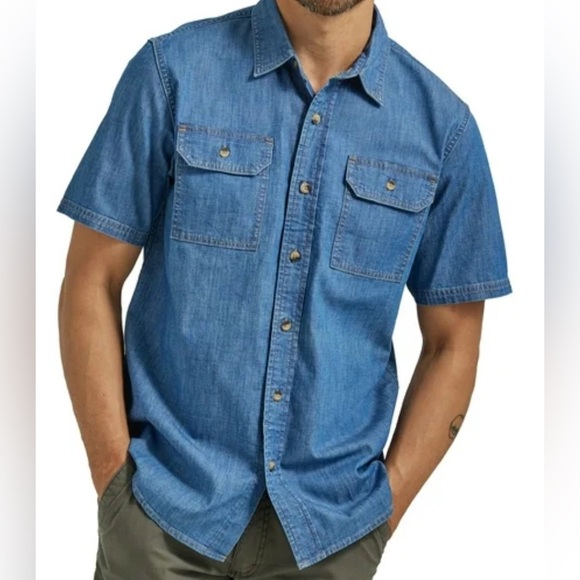 Wrangler | Men’s Authentic’s Weather Anything Shirt. Size: M/M/ - Picture 12 of 12